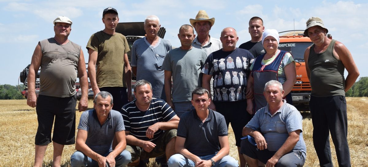 Урожай хлеба — в закромах: ООО «Владимирское» одним из первых в районе завершило уборку зерна нового урожая