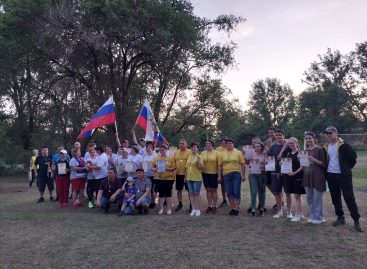 На стадионе школы № 51 села Березовка состоялся турнир по волейболу «Вперёд, Россия!»