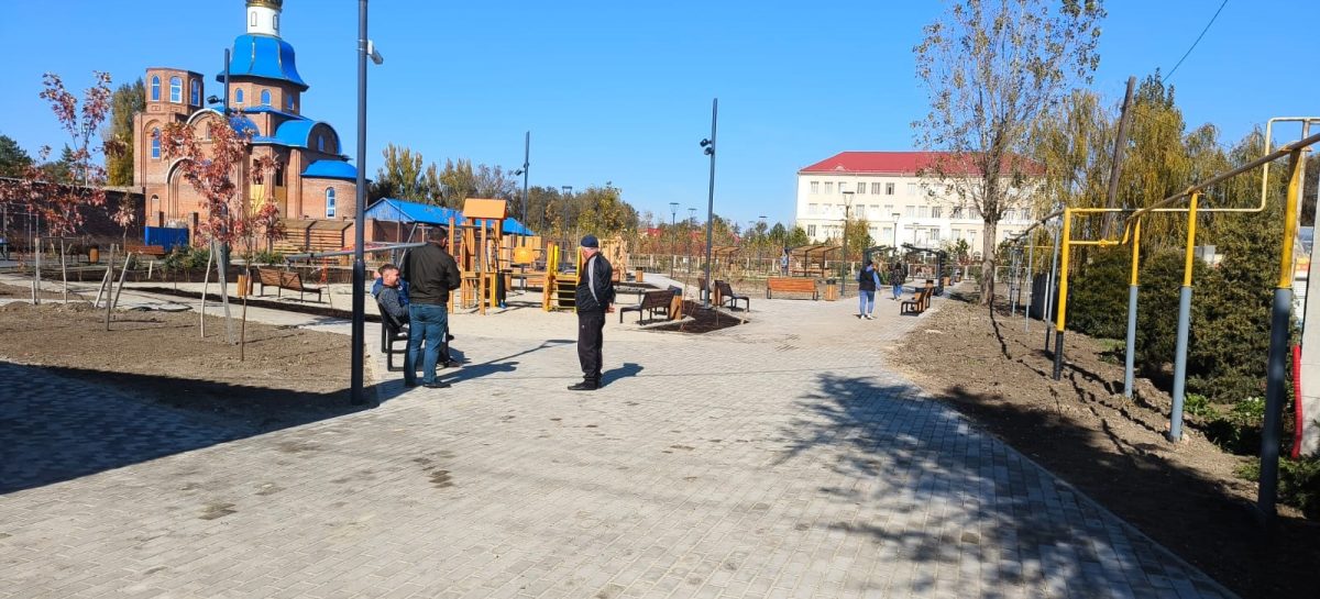 А в Гиганте — снова радость: в посёлке открыли многофункциональную площадку для детей и взрослых