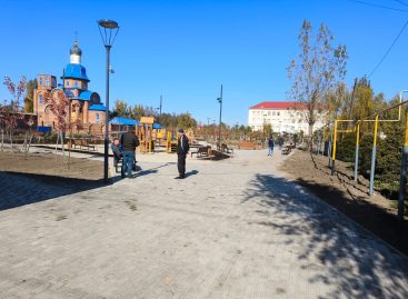 А в Гиганте — снова радость: в посёлке открыли многофункциональную площадку для детей и взрослых