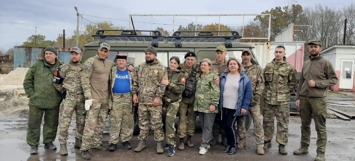 Волонтёры Сальского филиала благотворительного фонда «Святогор» доставили в ДНР очередную партию гуманитарной помощи