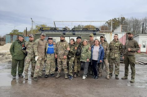 Волонтёры Сальского филиала благотворительного фонда «Святогор» доставили в ДНР очередную партию гуманитарной помощи
