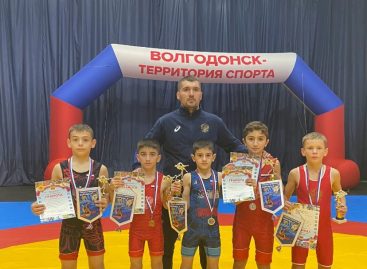 Результат — пять медалей: в Волгодонске прошёл юбилейный турнир по греко-римской борьбе памяти Ивана Смолякова