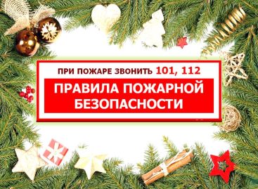 Сальчанам напомнили о пожарной безопасности в приближающиеся новогодние праздники