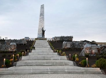 Волонтёры Сальского филиала благотворительного фонда «Святогор» посетили мемориальный комплекс «Саур-Могила»