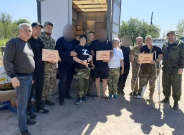 Волонтёры Сальского филиала БФ «Святогор» доставили на Донбасс очередную большую партию гуманитарной помощи