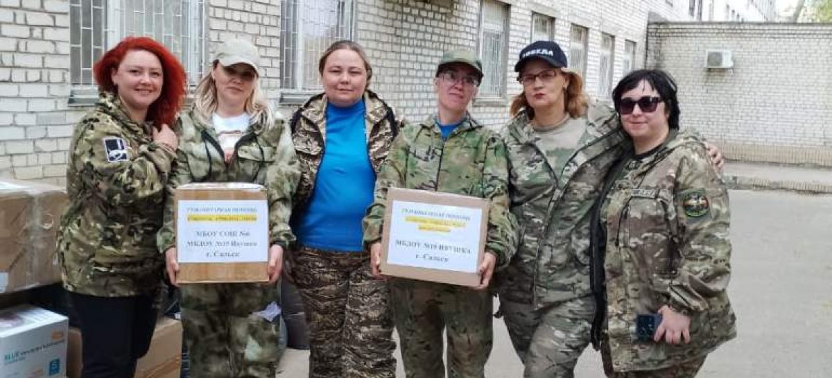 Волонтёры движения «Рука помощи — тыл фронту г. Сальск» доставили очередную партию гуманитарной помощи нашим бойцам