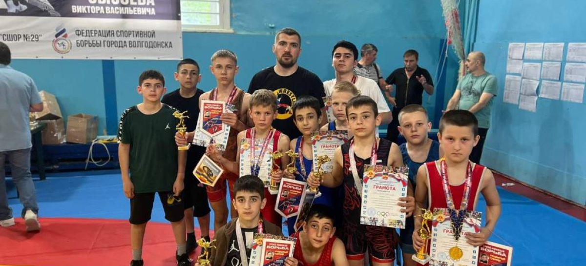 Сальские борцы успешно выступили в Волгодонске