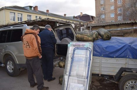 Волонтёрская группа сальчан «Боевое братство» поздравила наших бойцов с Днём защитника Отечества