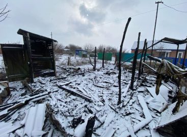 На дачах в Сальском районе произошёл пожар