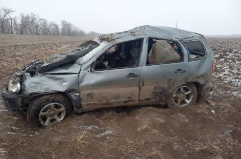 В Сальском районе перевернулась «Нива Шевроле»