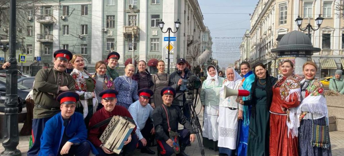 Артисты фольклорного ансамбля «Казачья вольница» РДК имени Р.В. Негребецкого станут героями телепередачи «Играй, гармонь любимая!»