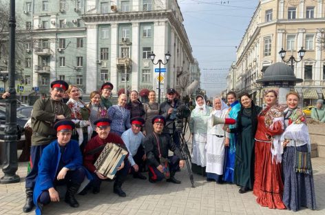 Артисты фольклорного ансамбля «Казачья вольница» РДК имени Р.В. Негребецкого станут героями телепередачи «Играй, гармонь любимая!»