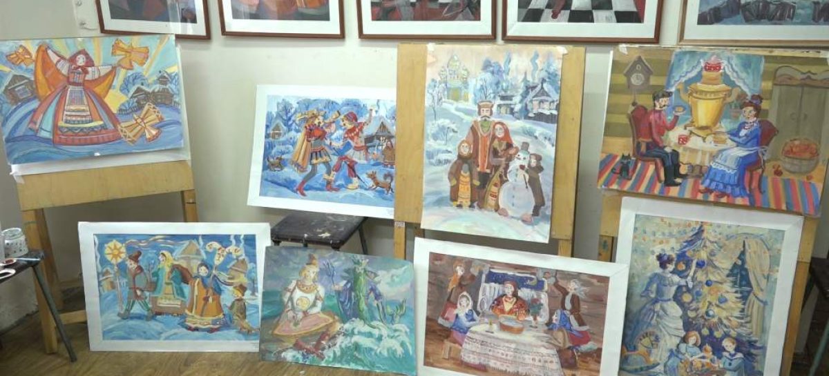 Покорить «Наши истоки»: юные художники готовятся ко Всероссийскому конкурсу