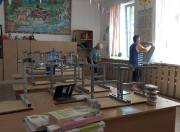 И классы, и гараж, и ступени: в школе Степного Кургана завершается ремонт