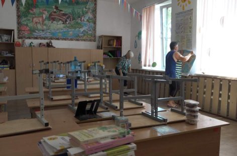 И классы, и гараж, и ступени: в школе Степного Кургана завершается ремонт