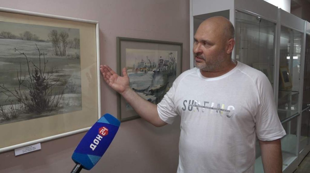На речном вернисаже: в Сальском художественном музее им. В.К. Нечитайло открылась новая выставка