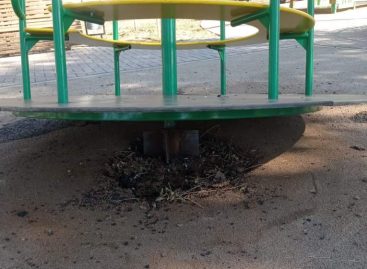 Вандалы добрались до зоны отдыха на Осипенко Разина и Пугачева в Сальске