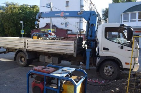 Продолжается замена участка водопровода по ул. Московской — от пер. Спортивного до ул. Железнодорожной в Сальске