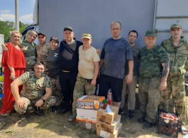 Продолжаем рассказ о поездке волонтёров сальского филиала БФ «Святогор» на Донбасс