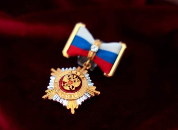 Юрий Слюсарь вручил орден «Мать-героиня» ростовчанке Надежде Осяк