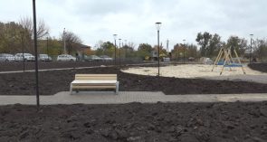 Зона отдыха на месте заброшенного участка: в Гиганте завершаются работы по благоустройству общественного пространства