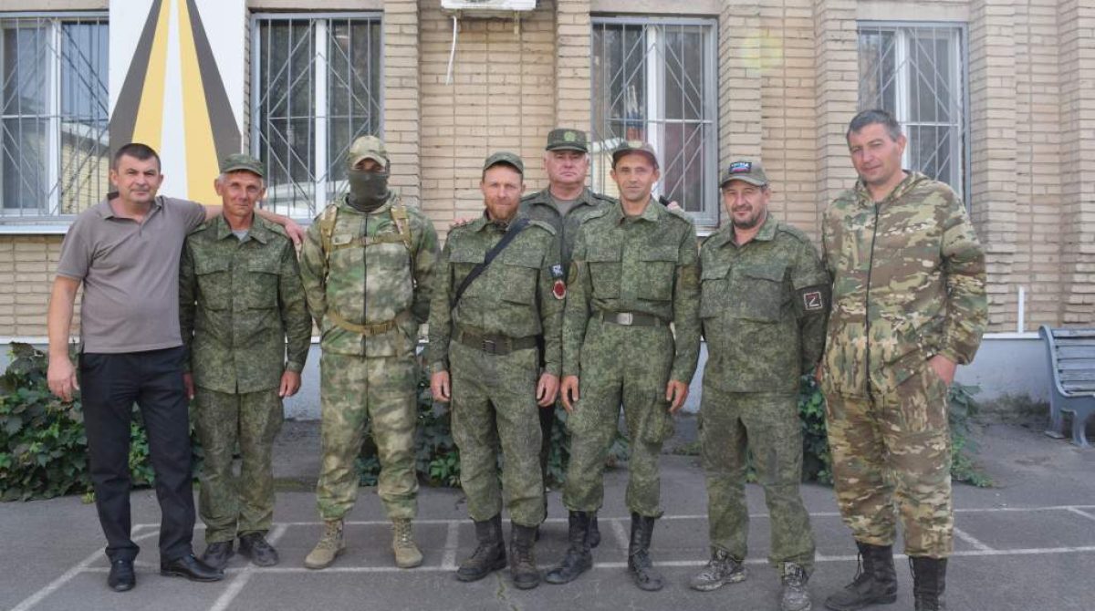 Отделение БАРС — дома: вернулись с очередных сборов на военном полигоне «Кадамовский» сальские резервисты