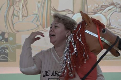 За день до старта новогодних елок: в ДК Гиганта все сверкает, идут репетиции