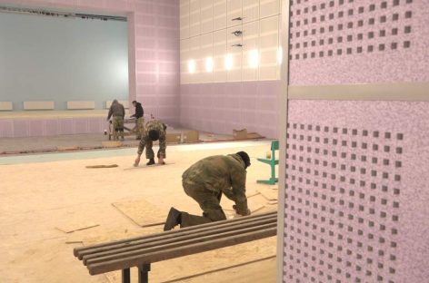 В Саду памяти Степного Кургана высадили растения, в Доме культуры заканчивается ремонт