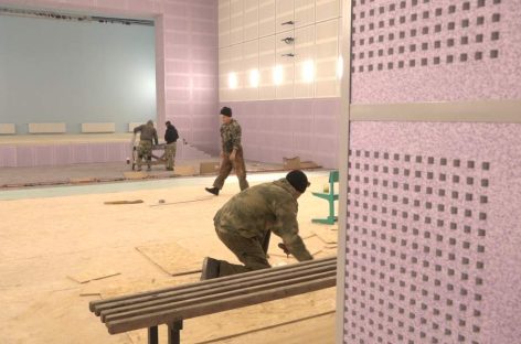 Сдадут раньше срока: капитальный ремонт Дома культуры в посёлке Степной Курган подходит к концу