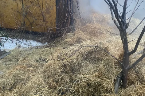 В Сальском районе 18 января пожарные расчёты дважды выезжали по тревожным звонкам