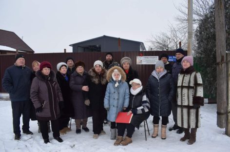 Жители улицы Ходоса в Сальске вместе отметили день освобождения города от фашистов