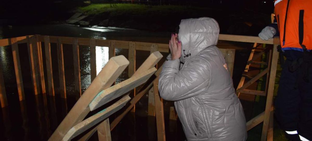 Сальчанам напомнили об осторожности во время Крещенских купаний