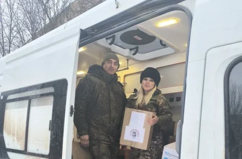 Волонтёрская группа «По ZOVу сердца» передала очередную партию гуманитарной помощи 88-й ОМСБр в ЛНР