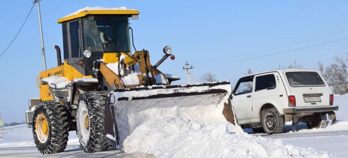 В Сальском районе трое суток без перерыва продолжался снегопад