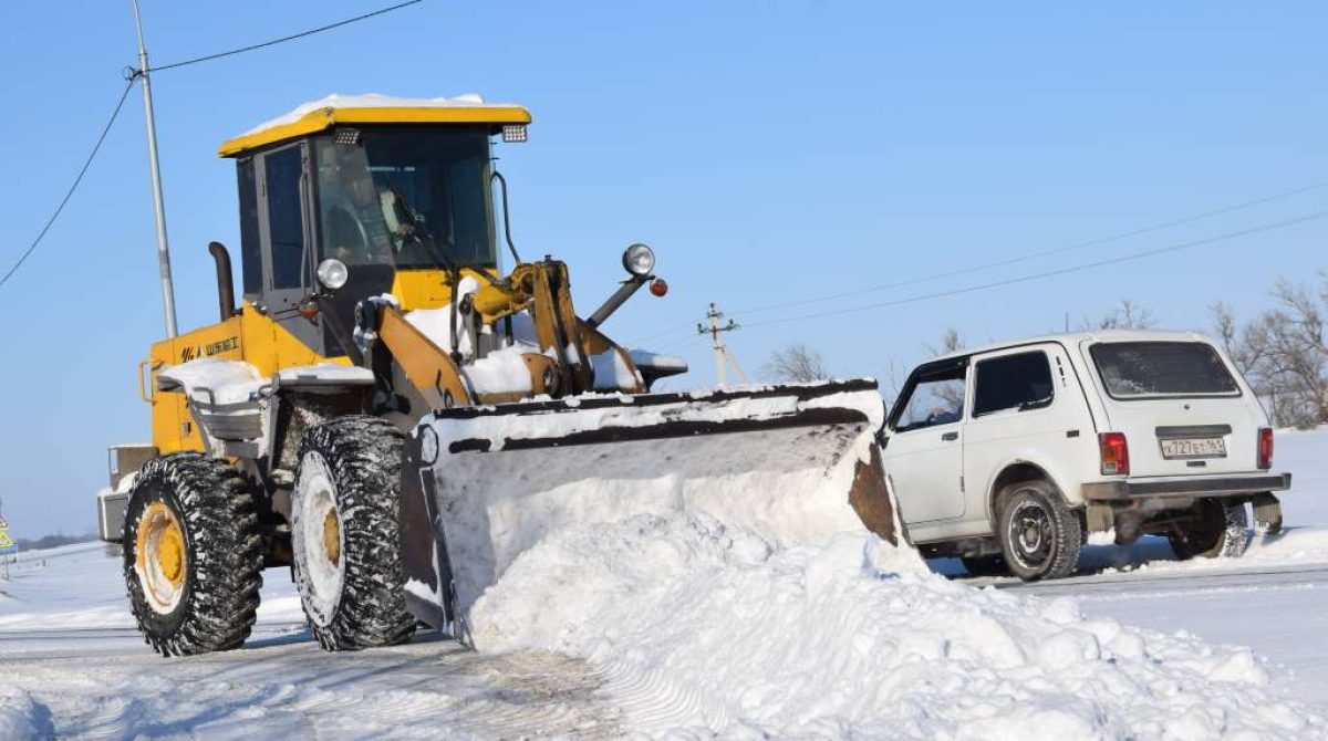 В Сальском районе трое суток без перерыва продолжался снегопад