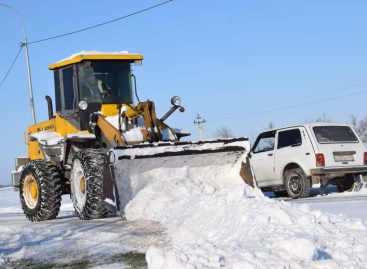 В Сальском районе трое суток без перерыва продолжался снегопад
