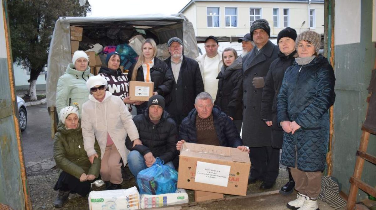Волонтёрская группа «Боевое братство» доставила новую партию гуманитарной помощи в луганский госпиталь
