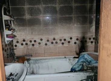 В Сальске, в многоквартирном доме, случился пожар