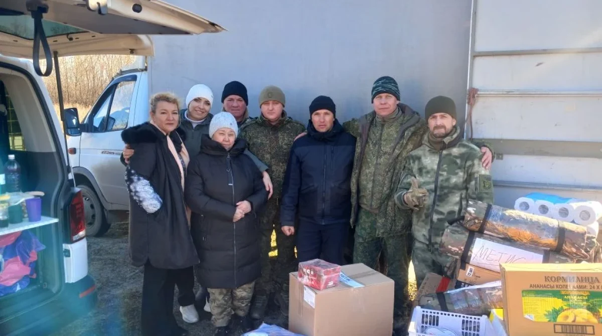 Сальский филиал БФ «Святогор» доставил в зону СВО февральскую партию гуманитарной помощи