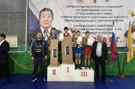Сальские борцы завоевали медали на ковре в Калмыкии