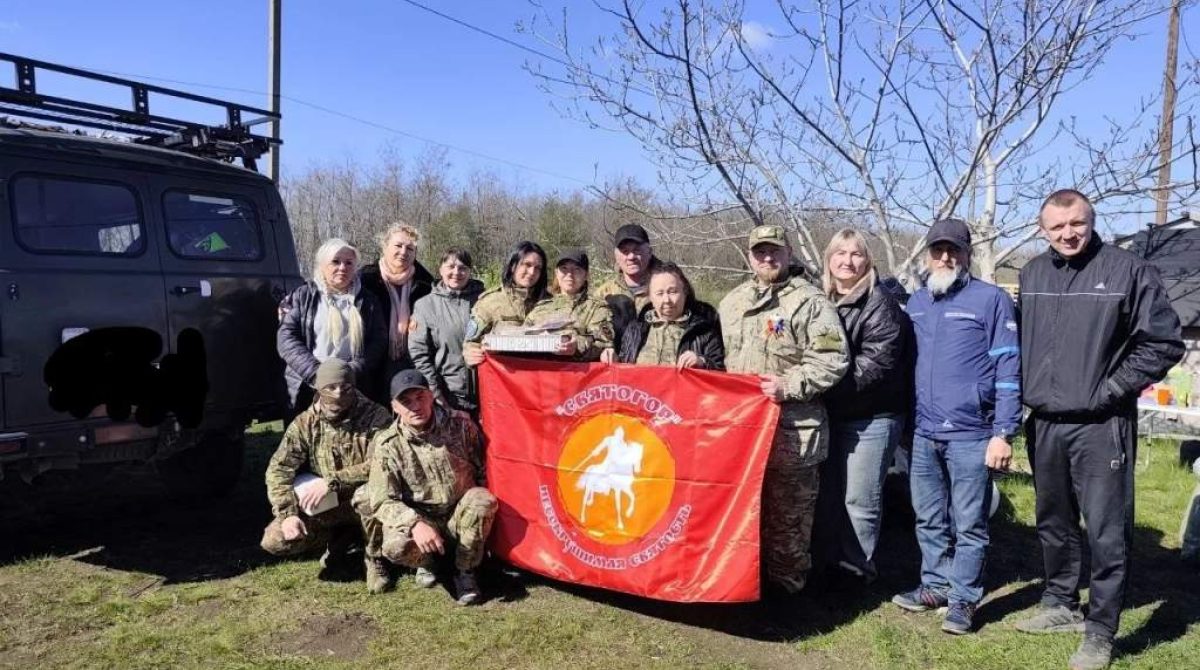 Сальский филиал БФ «Святогор» доставил в зону СВО апрельскую партию гуманитарной помощи