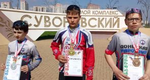 Удачный старт на первенстве области: велосипедисты ДЮСШ завоевали 6 наград