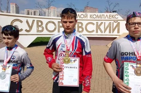 Удачный старт на первенстве области: велосипедисты ДЮСШ завоевали 6 наград