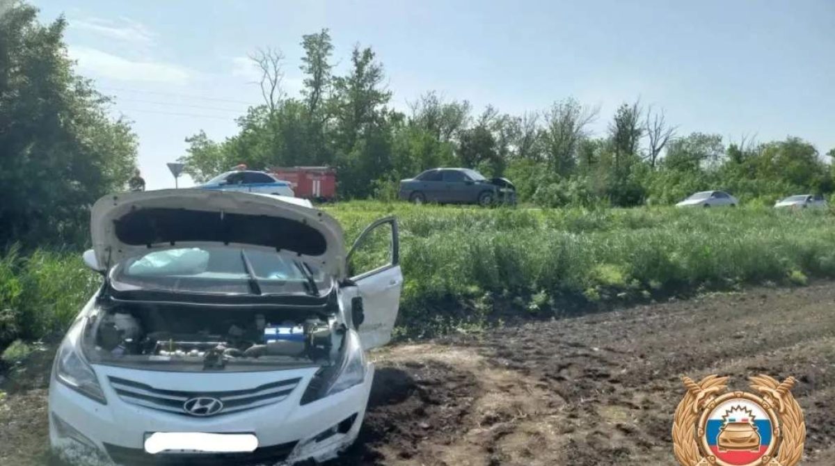 В Сальском районе столкнулись две иномарки