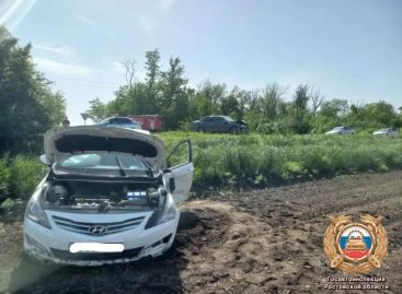 В Сальском районе столкнулись две иномарки