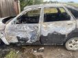 В Сальском районе после удара молнии загорелся  ВАЗ-2112